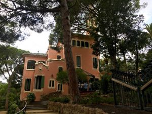 Casa lui Antoni Gaudi din Parcul Guell, Barcelona