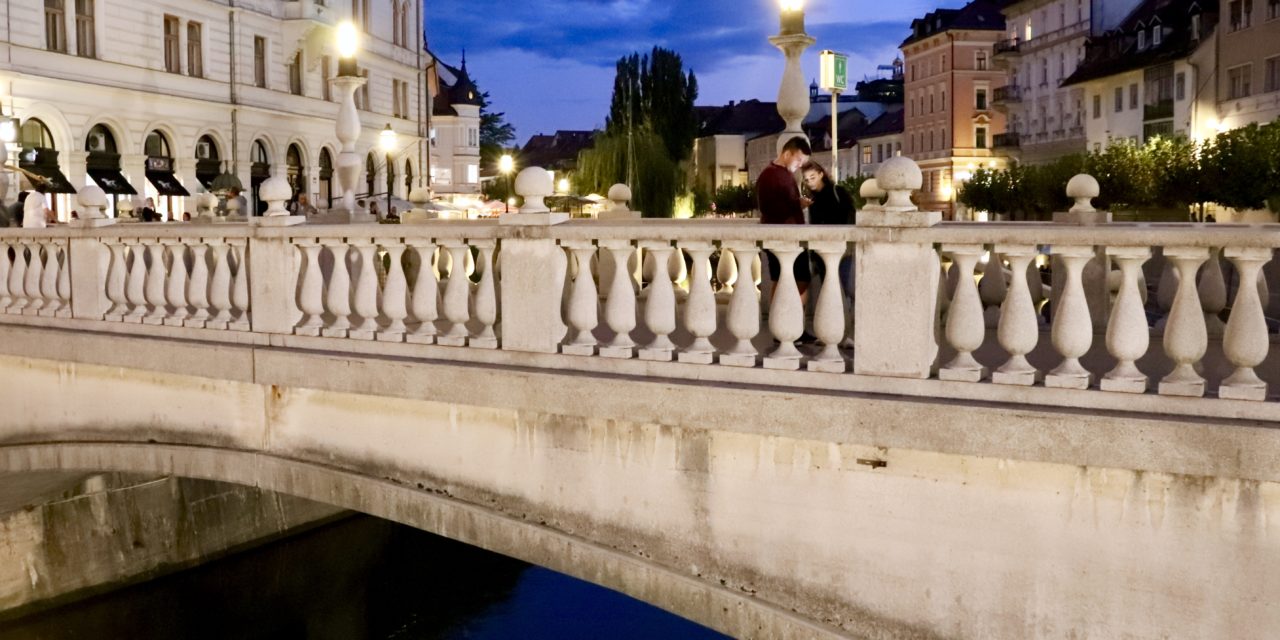 Ljubljana la ceas de seară în imagini